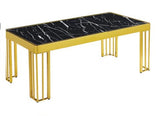 WINDSOR COFFEE TABLE GOLD FRAME